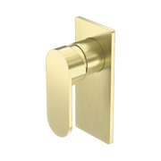 Nero Ecco Wall/Shower Mixer, Brushed Gold