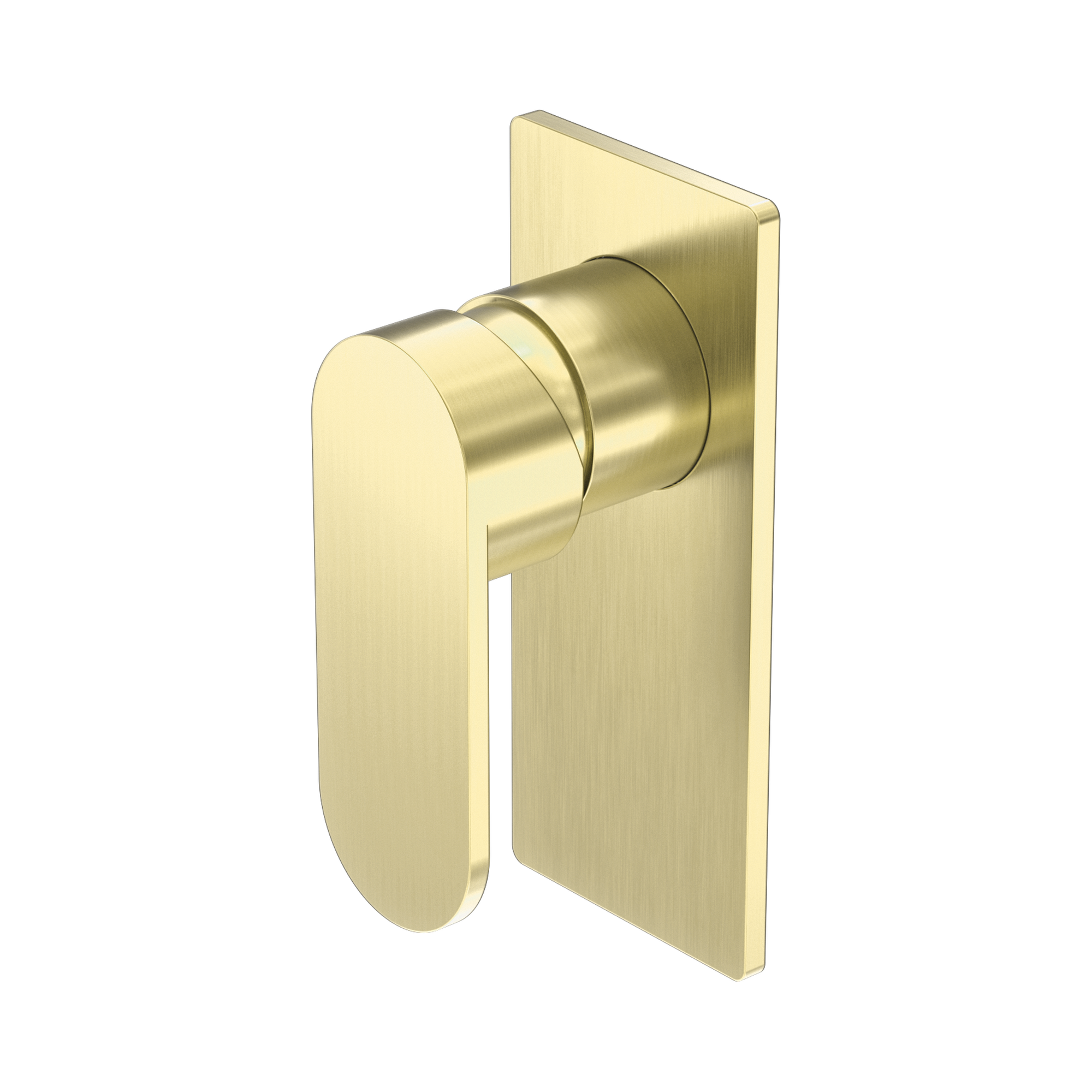 Nero Ecco Wall/Shower Mixer, Brushed Gold