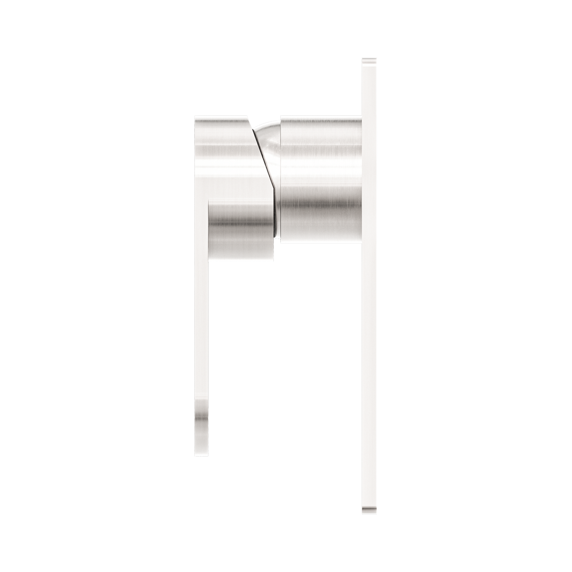Nero Ecco Wall/Shower Mixer, Brushed Nickel