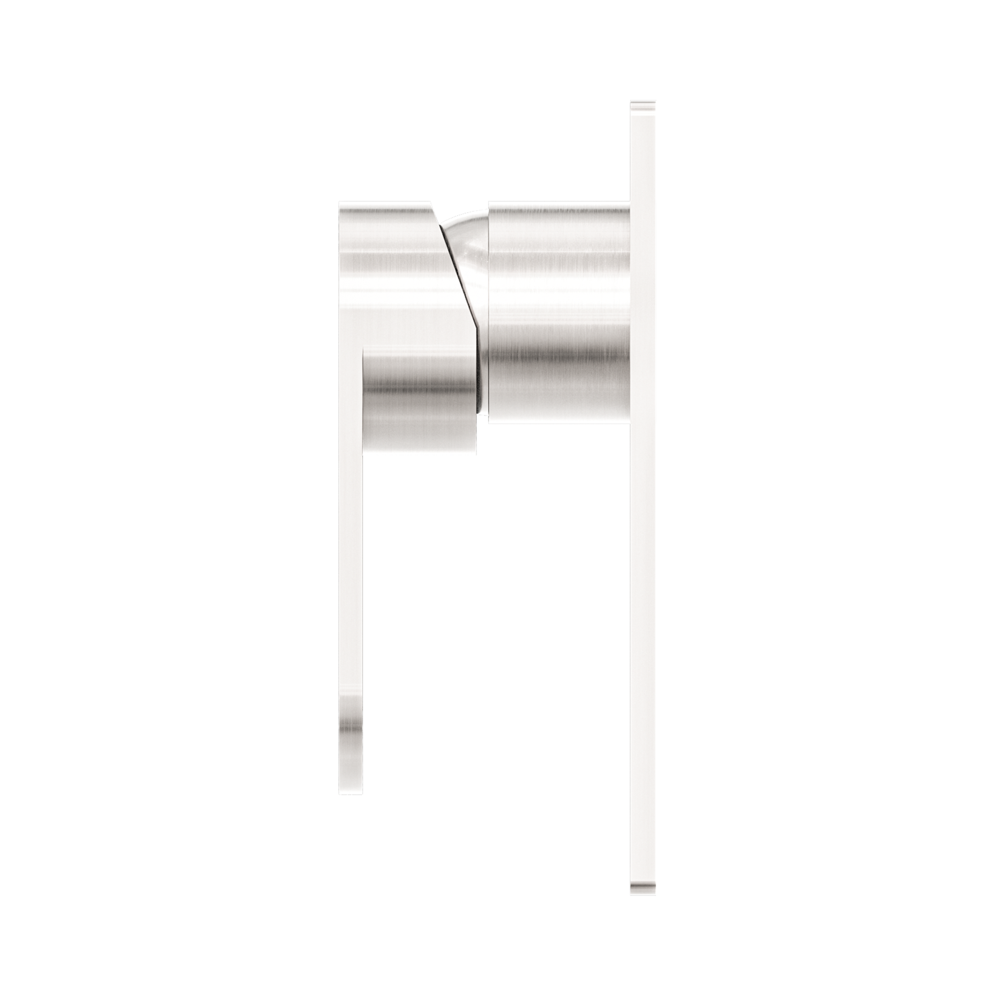 Nero Ecco Wall/Shower Mixer, Brushed Nickel