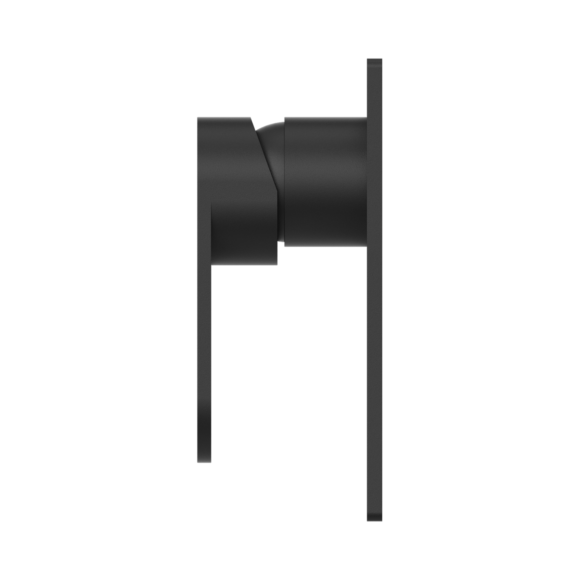 Nero Ecco Wall/Shower Mixer, Matte Black