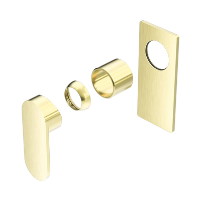 Nero Ecco Shower Mixer Trim Kits Only, Brushed Gold