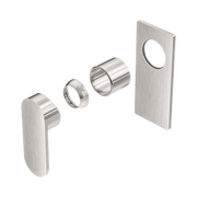 Nero Ecco Wall/Shower Mixer Trim Kits Only, Brushed Nickel