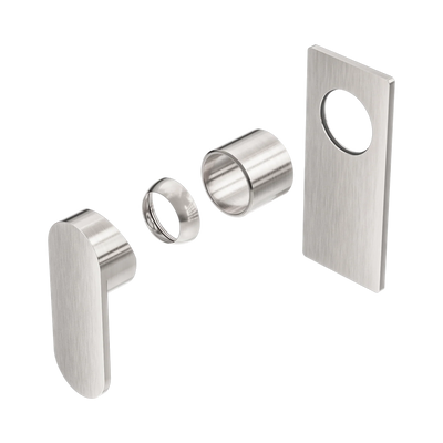 Nero Ecco Shower Mixer Trim Kits Only, Brushed Nickel