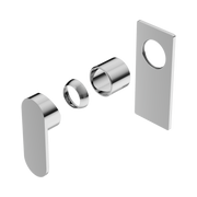 Nero Ecco Wall/Shower Mixer Trim Kits Only, Chrome
