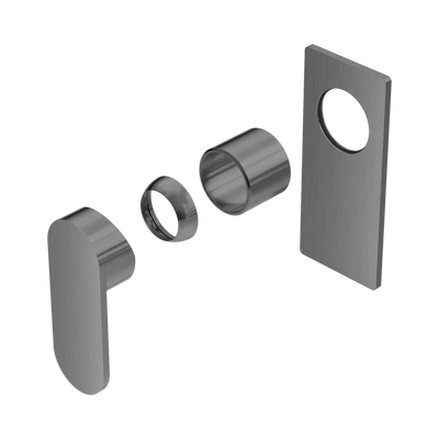 Nero Ecco Shower Mixer Trim Kits Only, Gun Metal