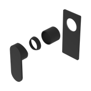 Nero Ecco Wall/Shower Mixer Trim Kits Only, Matte Black