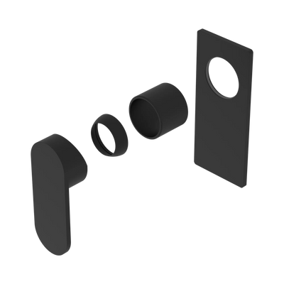 Nero Ecco Shower Mixer Trim Kits Only, Matte Black