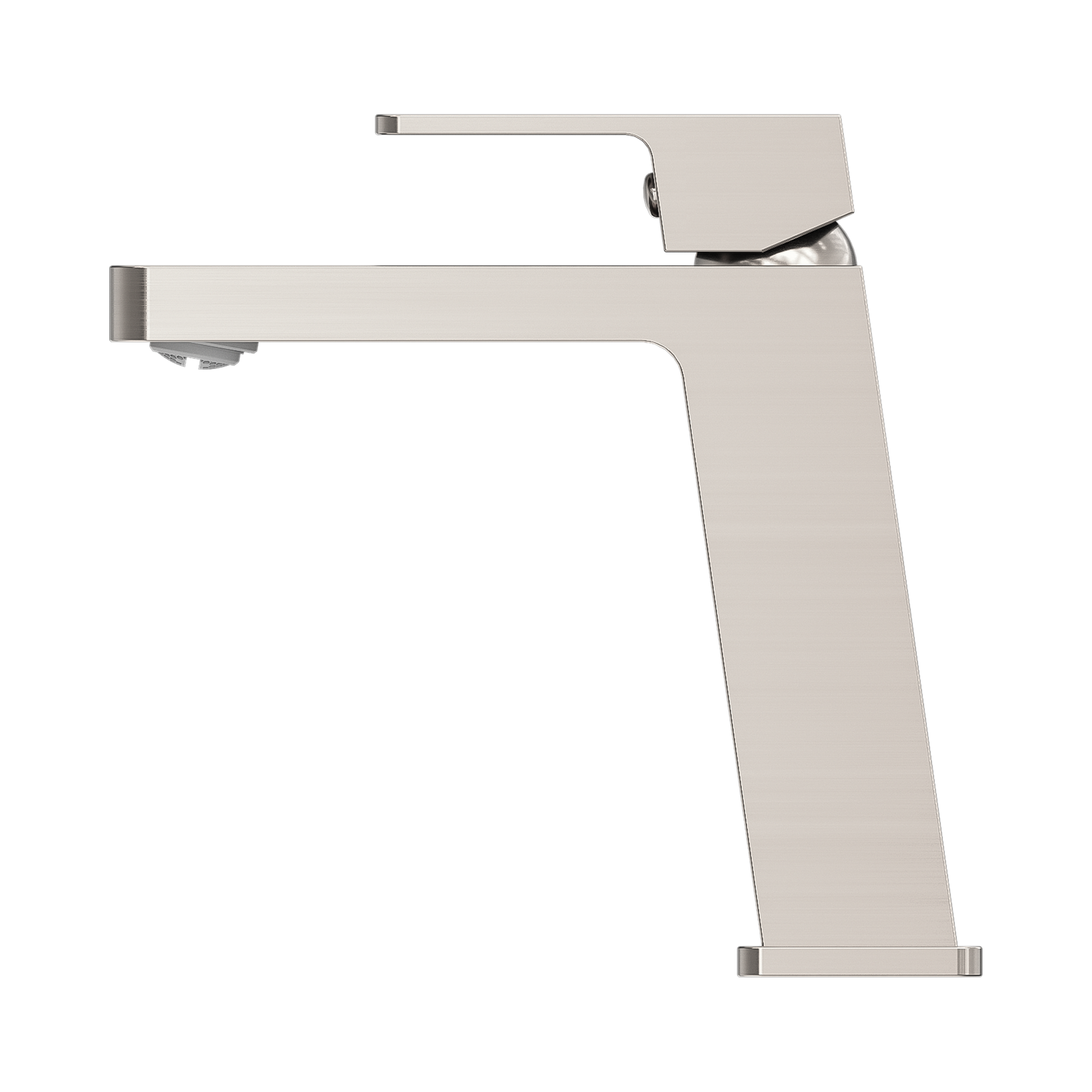 Nero Celia Basin Mixer Angle Spout, Brushed Nickel