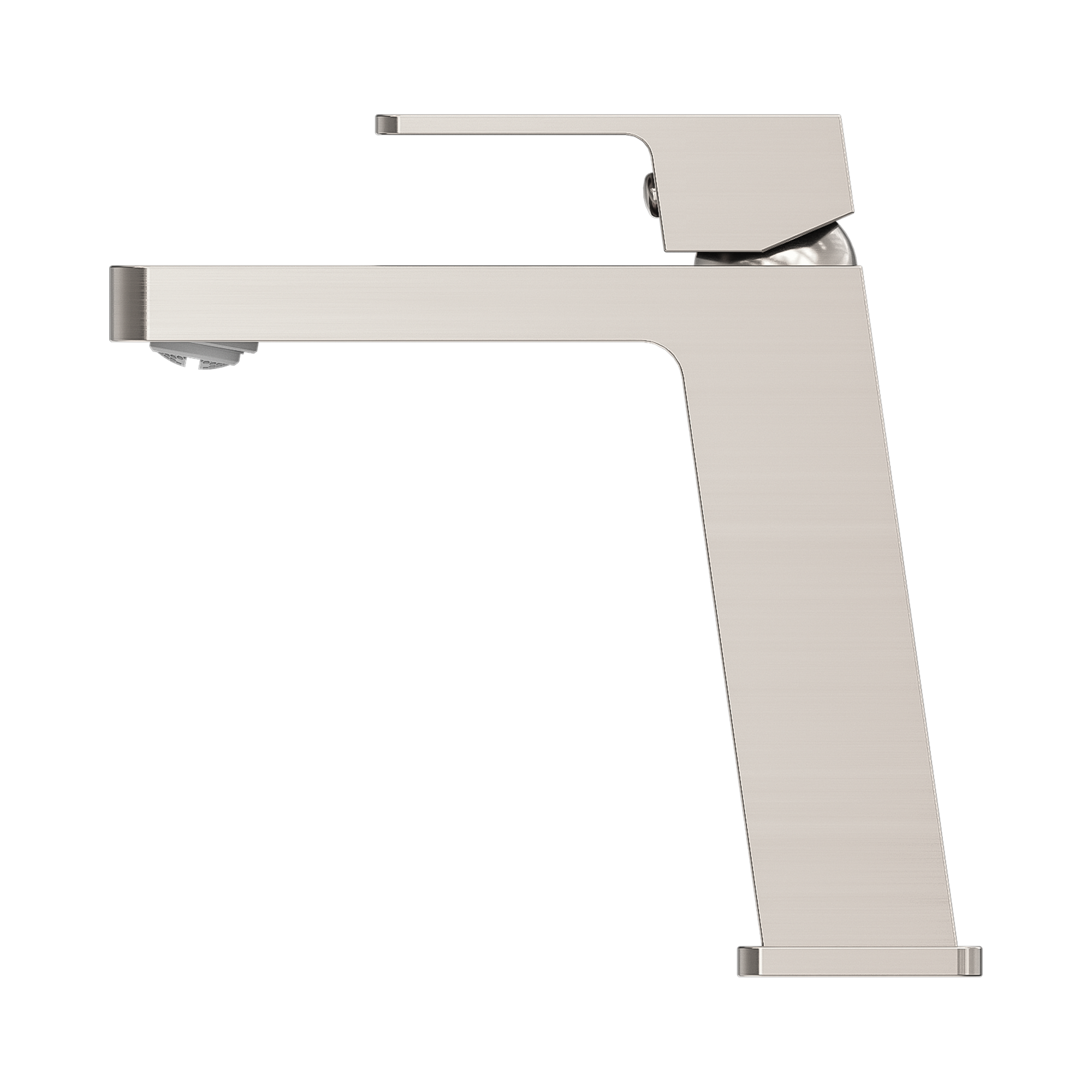 Nero Celia Basin Mixer Angle Spout, Brushed Nickel
