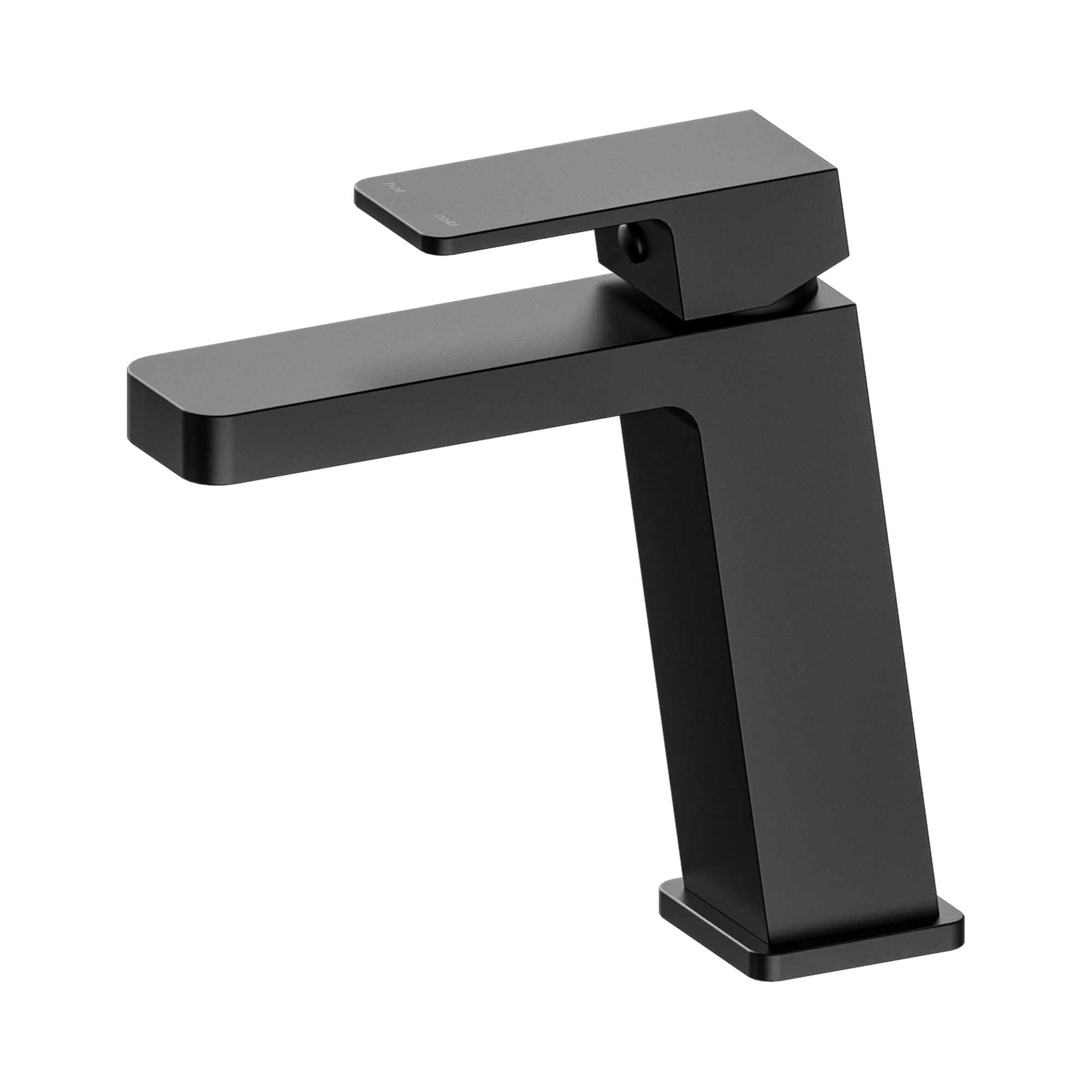 Nero Celia Basin Mixer Angle Spout, Matte Black