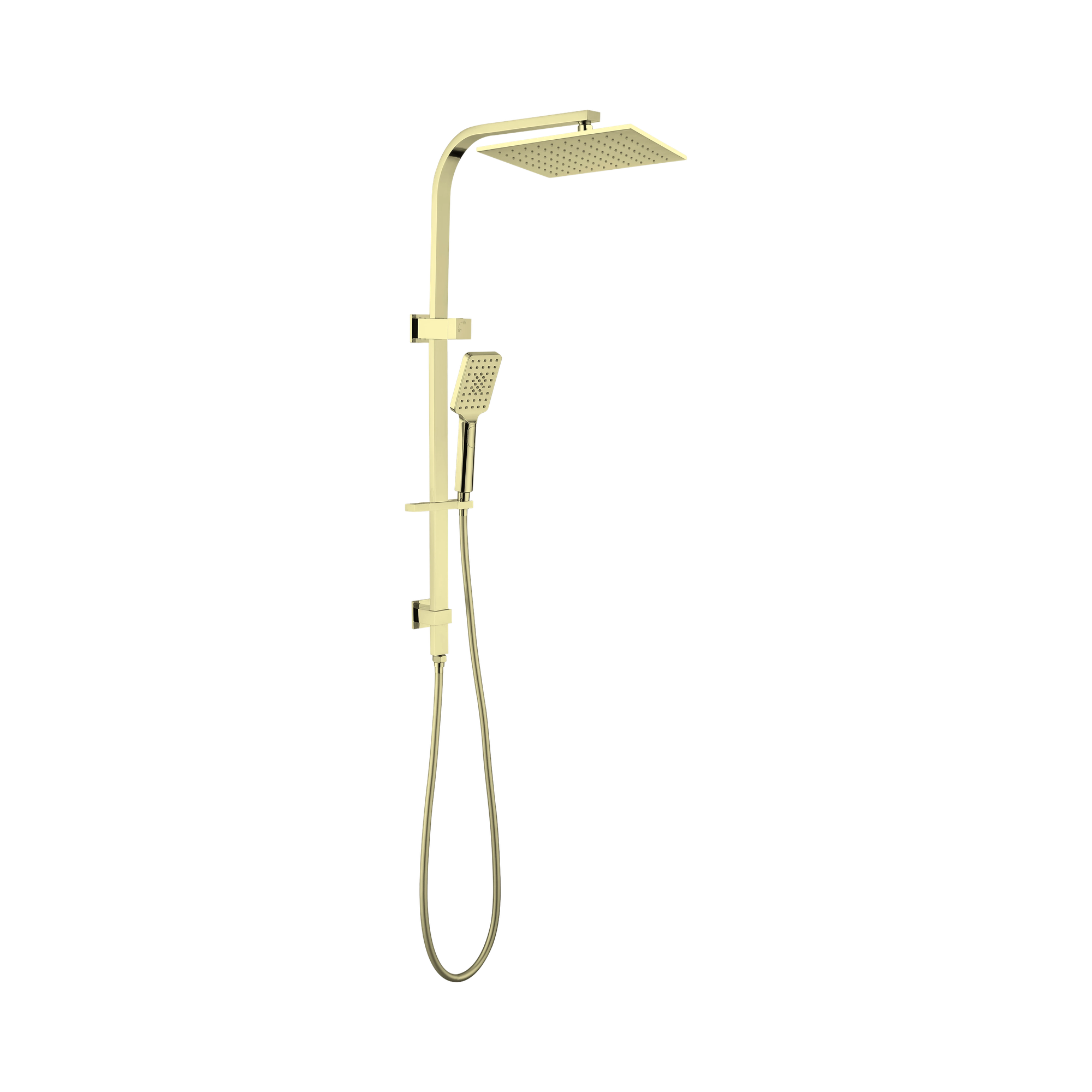 Nero Celia Twin Shower, Brushed Gold