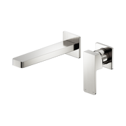 Nero Celia Wall Mixer Set Separate Back Plate, Brushed Nickel