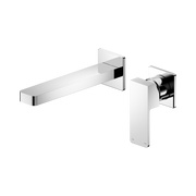 Nero Celia Wall Mixer Set Separate Back Plate, Chrome