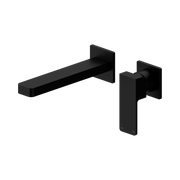Nero Celia Wall Mixer Set Separate Back Plate, Matte Black