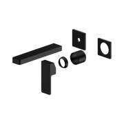 Nero Celia Wall Mixer Set Separate Back Plate Trim Kits Only, Matte Black