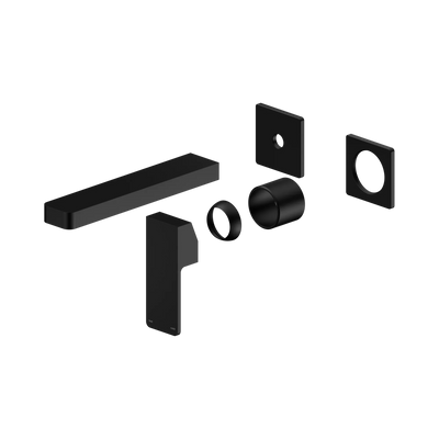 Nero Celia Wall Basin/Bath Mixer Separate Back Plate Trim Kits Only, Matte Black