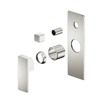 Nero Celia Shower Mixer With Diverter Trim Kits Only, Brushed Nickel