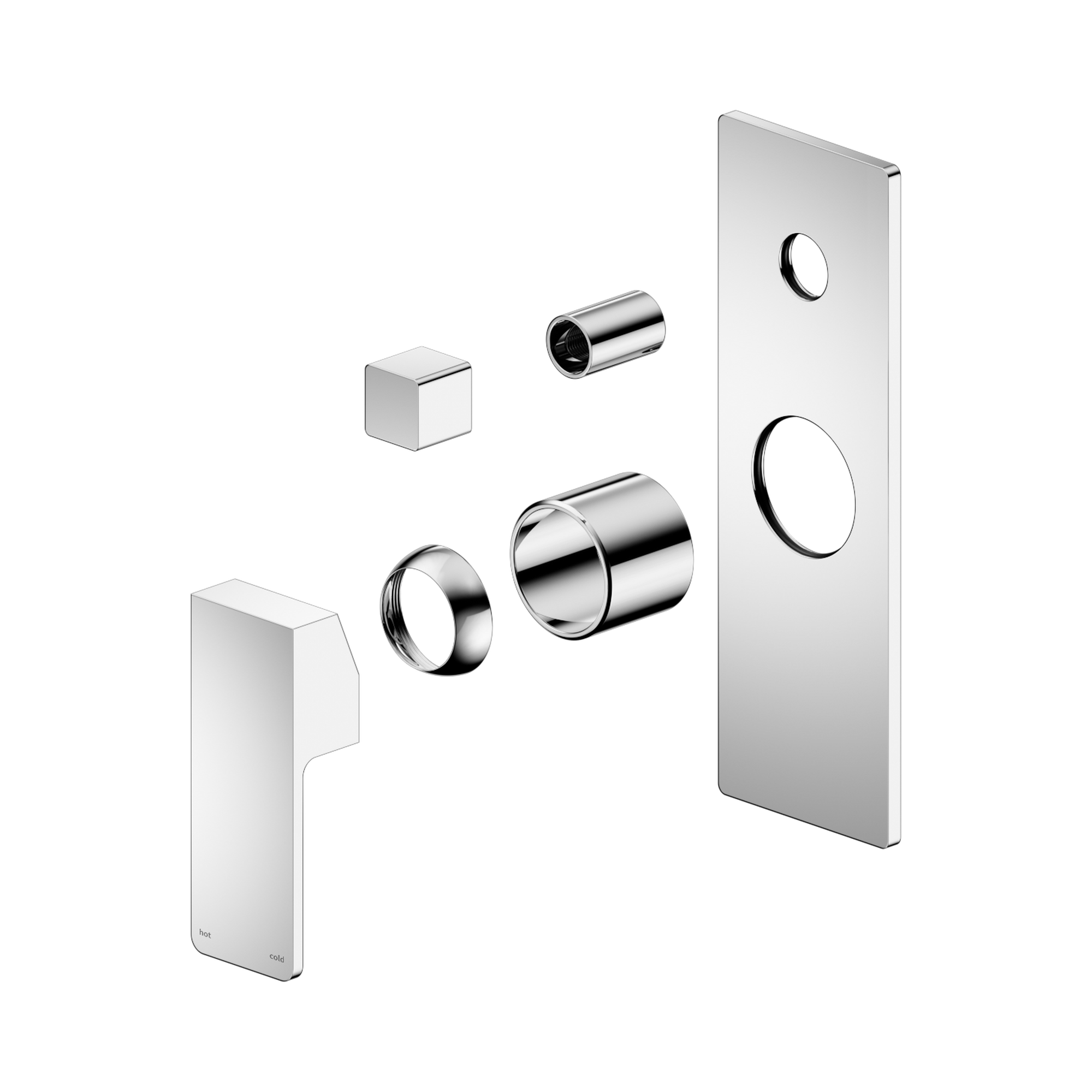 Nero Celia Diverter Mixer Trim Kits Only, Chrome