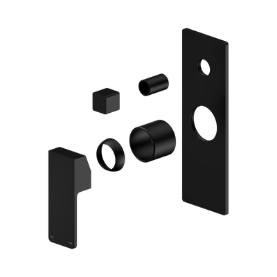 Nero Celia Shower Mixer With Diverter Trim Kits Only, Matte Black
