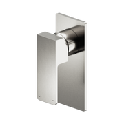 Nero Celia Wall/Shower Mixer Rectangular Backplate, Brushed Nickel