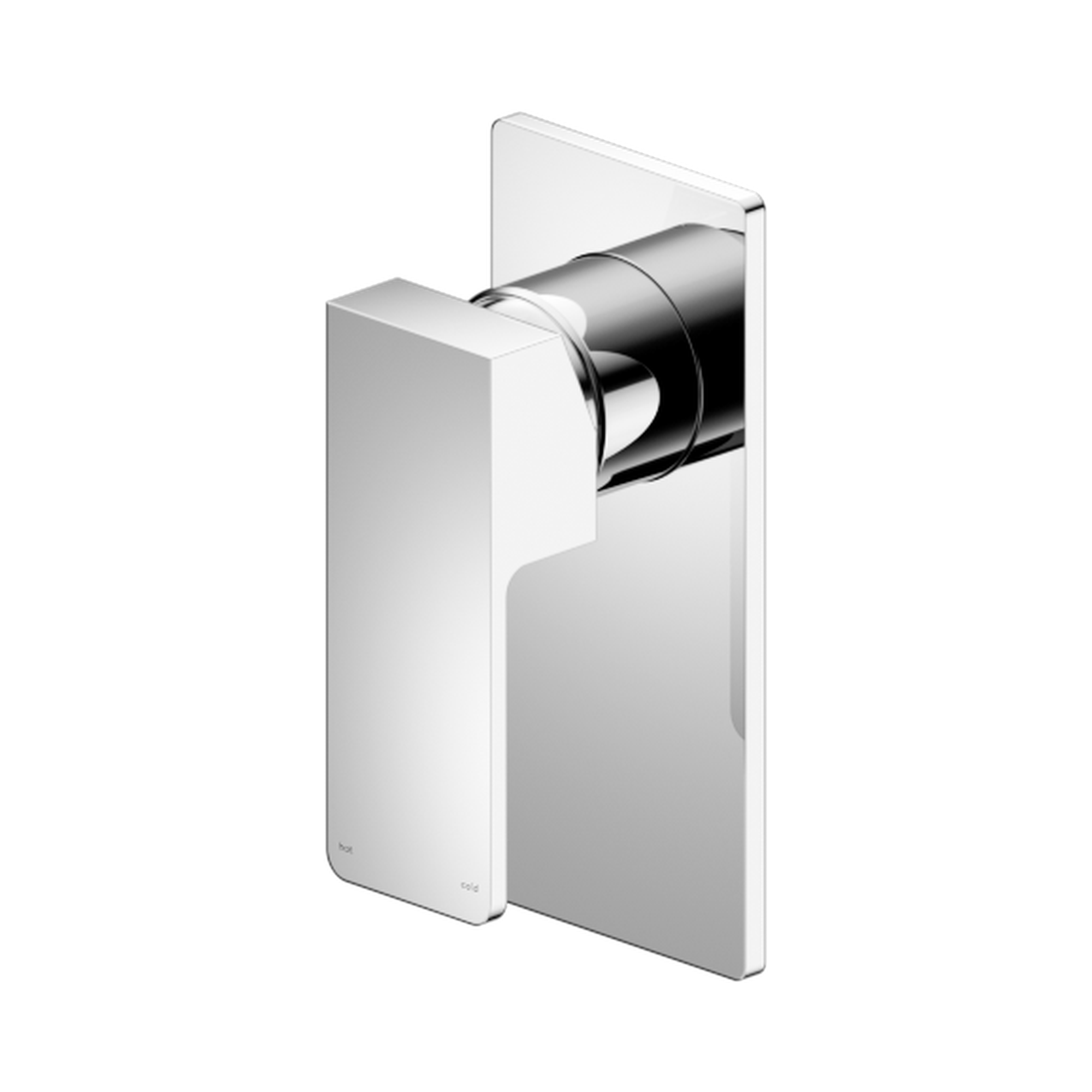 Nero Celia Wall/Shower Mixer Rectangular Backplate, Chrome