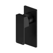 Nero Celia Wall/Shower Mixer Rectangular Backplate, Matte Black