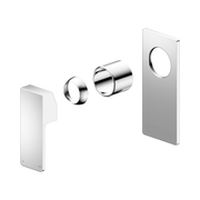 Nero Celia Wall/Shower Mixer Rectangular Backplate Trim Kits Only, Chrome
