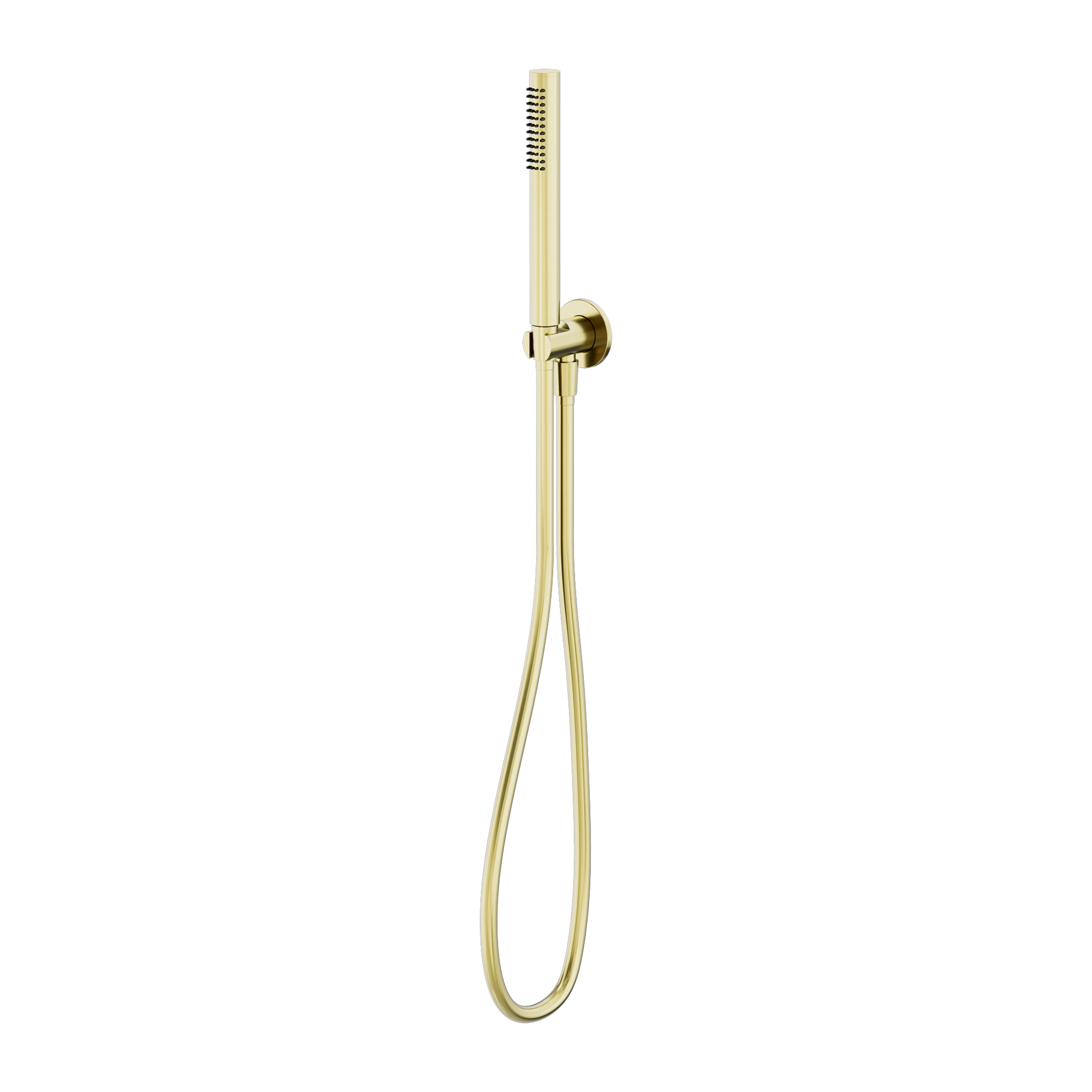 Nero Slim Shower On Bracket, Brushed Gold