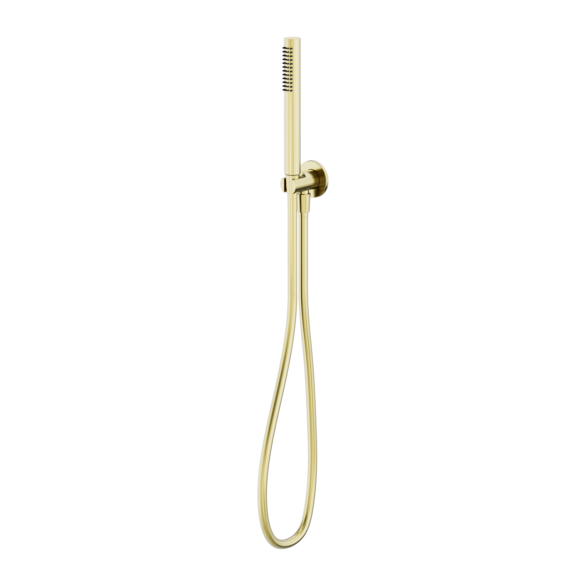 Nero Slim Shower On Bracket, Brushed Gold