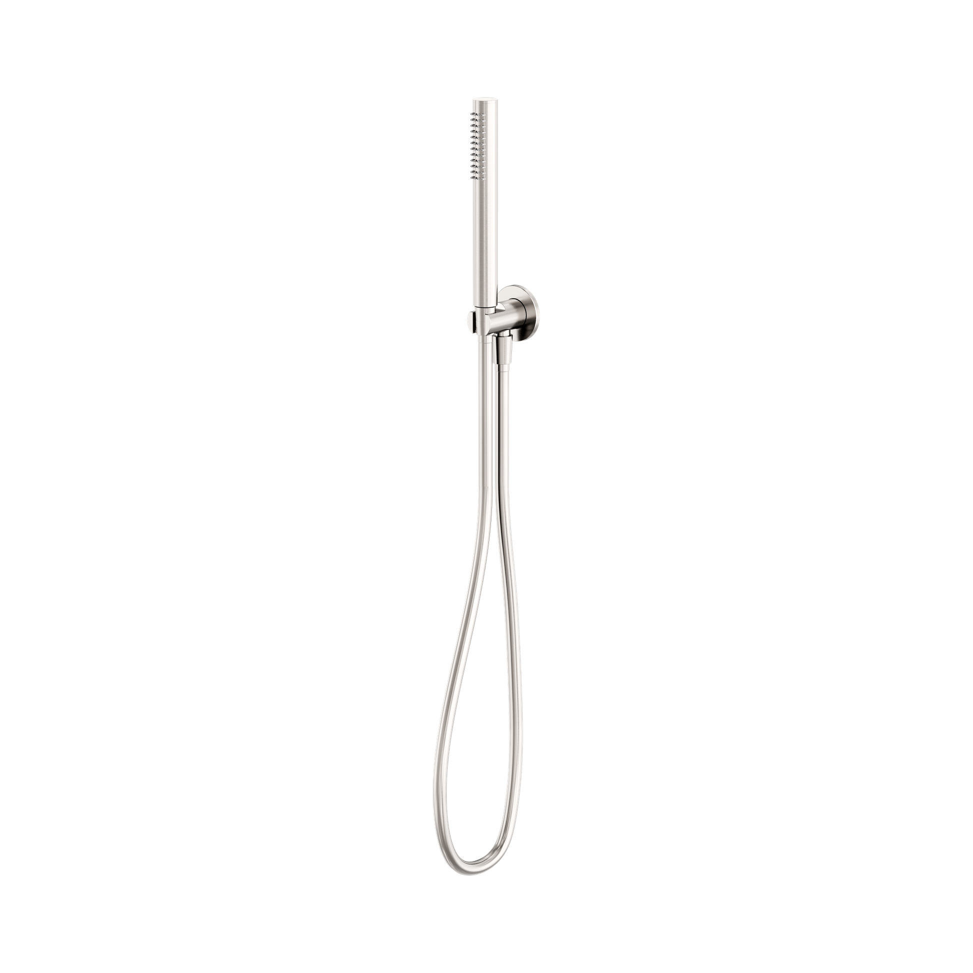 Nero Slim Shower On Bracket, Brushed Nickel