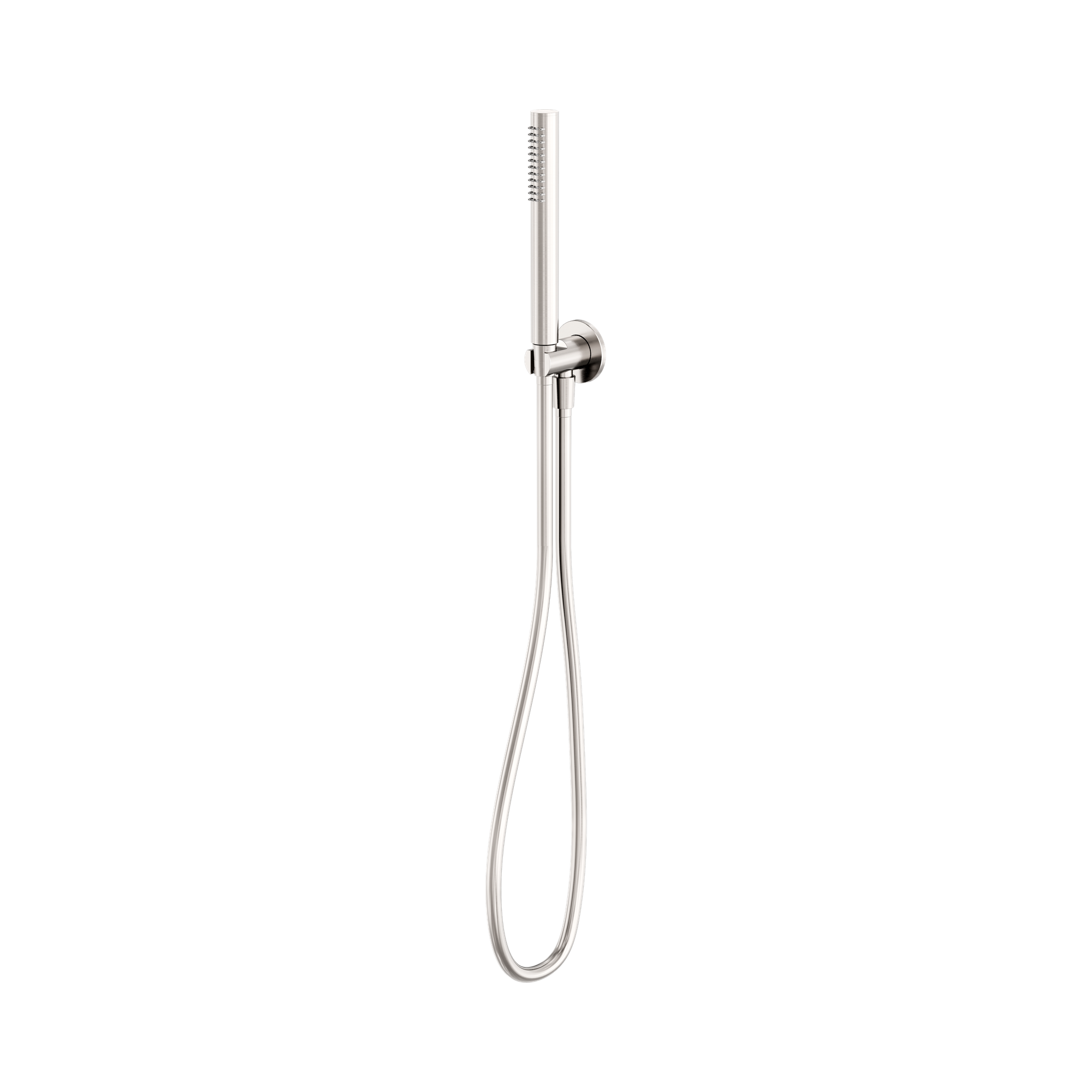 Nero Slim Shower On Bracket, Brushed Nickel