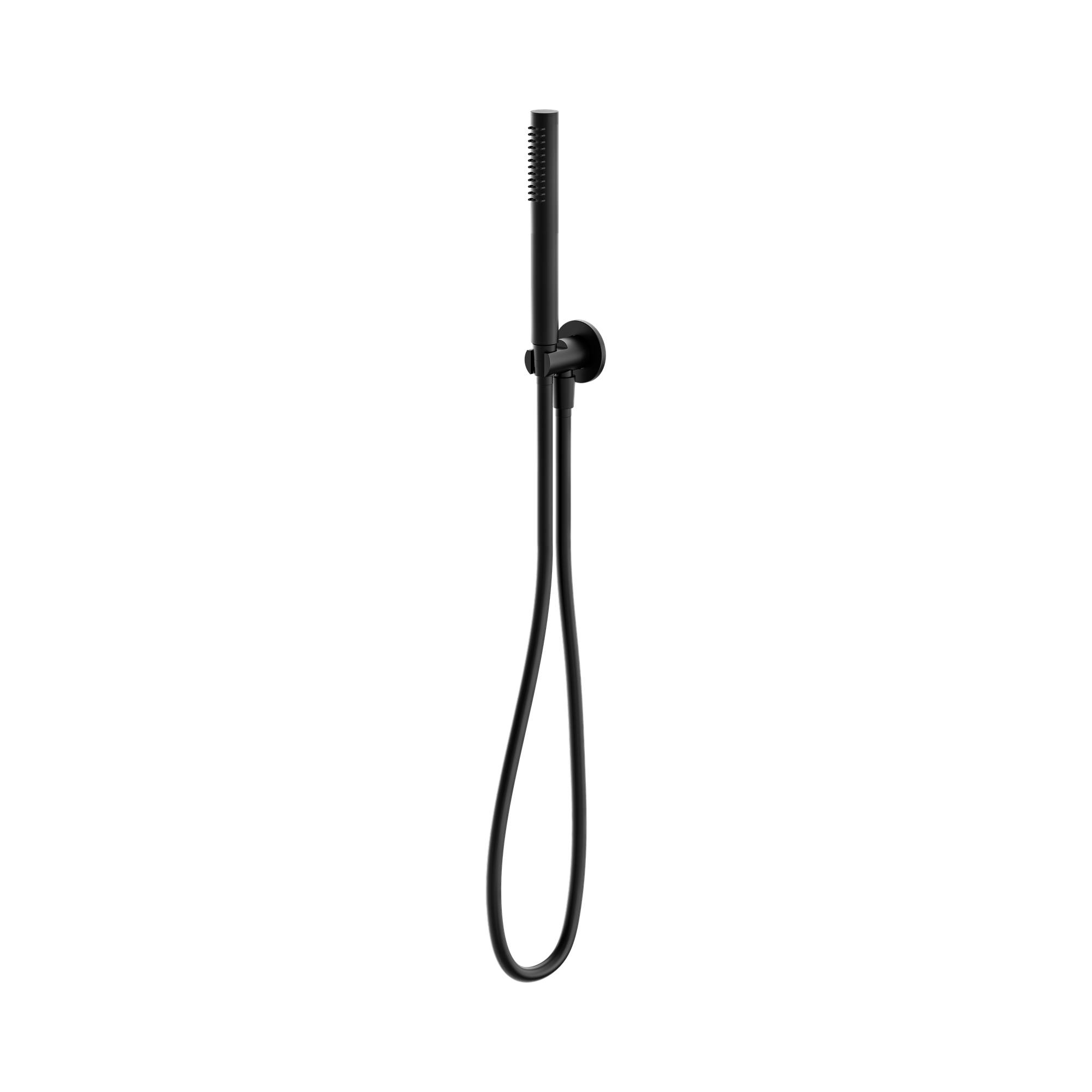 Nero Slim Shower On Bracket, Matte Black