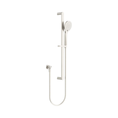 Nero Ecco Shower Rail With Air Shower, Brushed Nickel