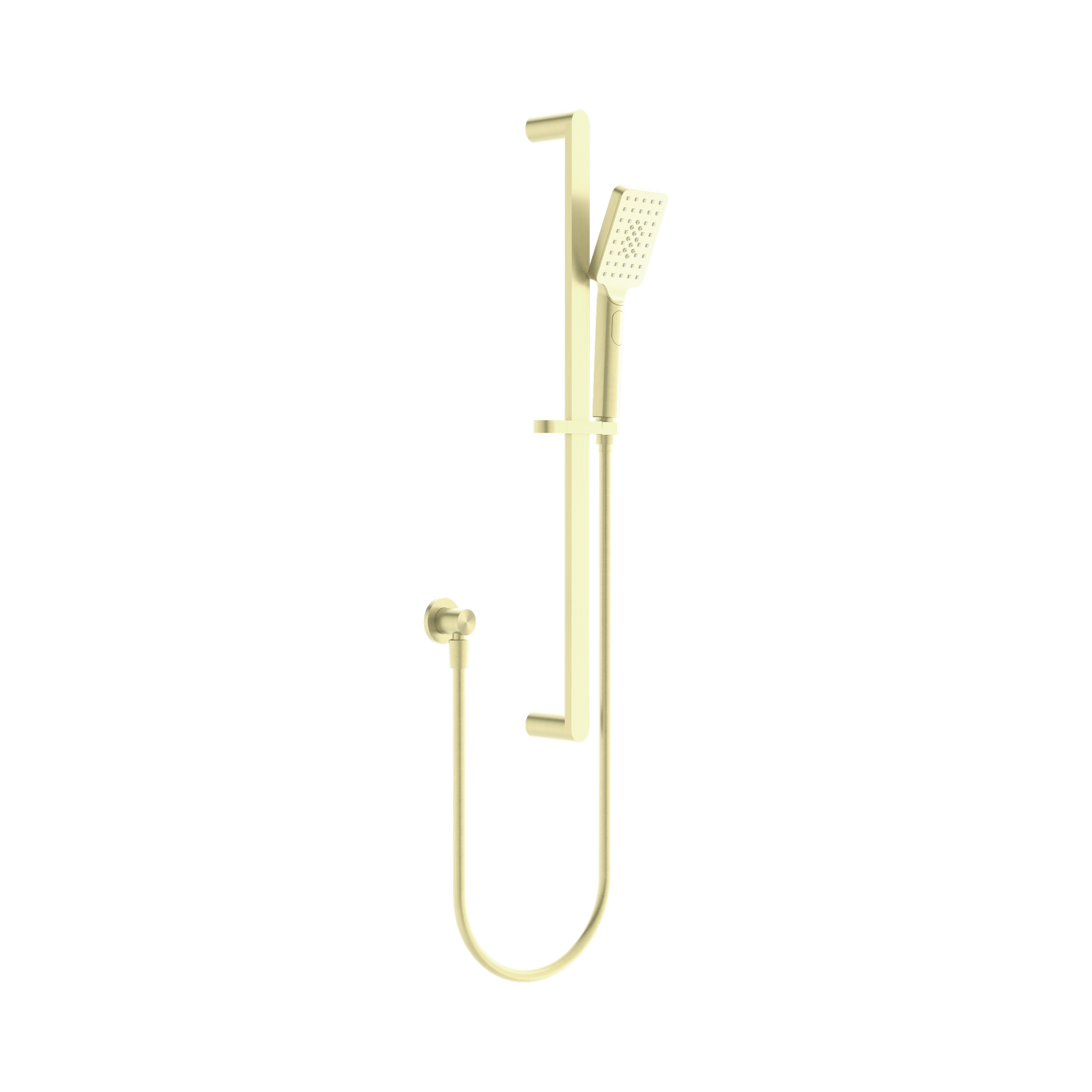 Nero Bianca Shower Rail, Brushed Gold