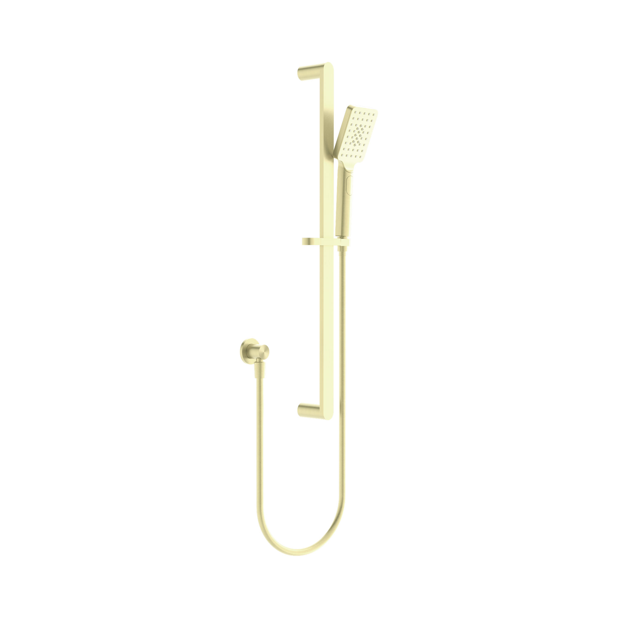 Nero Bianca Shower Rail, Brushed Gold