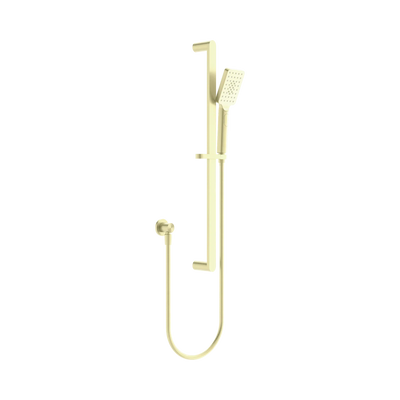 Nero Bianca Shower Rail, Brushed Gold