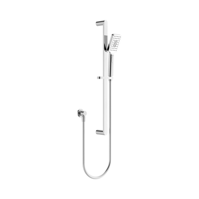 Nero Bianca Shower Rail, Chrome