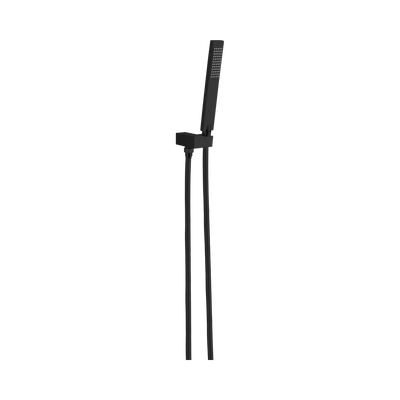 Nero Square Shower On Bracket, Matte Black