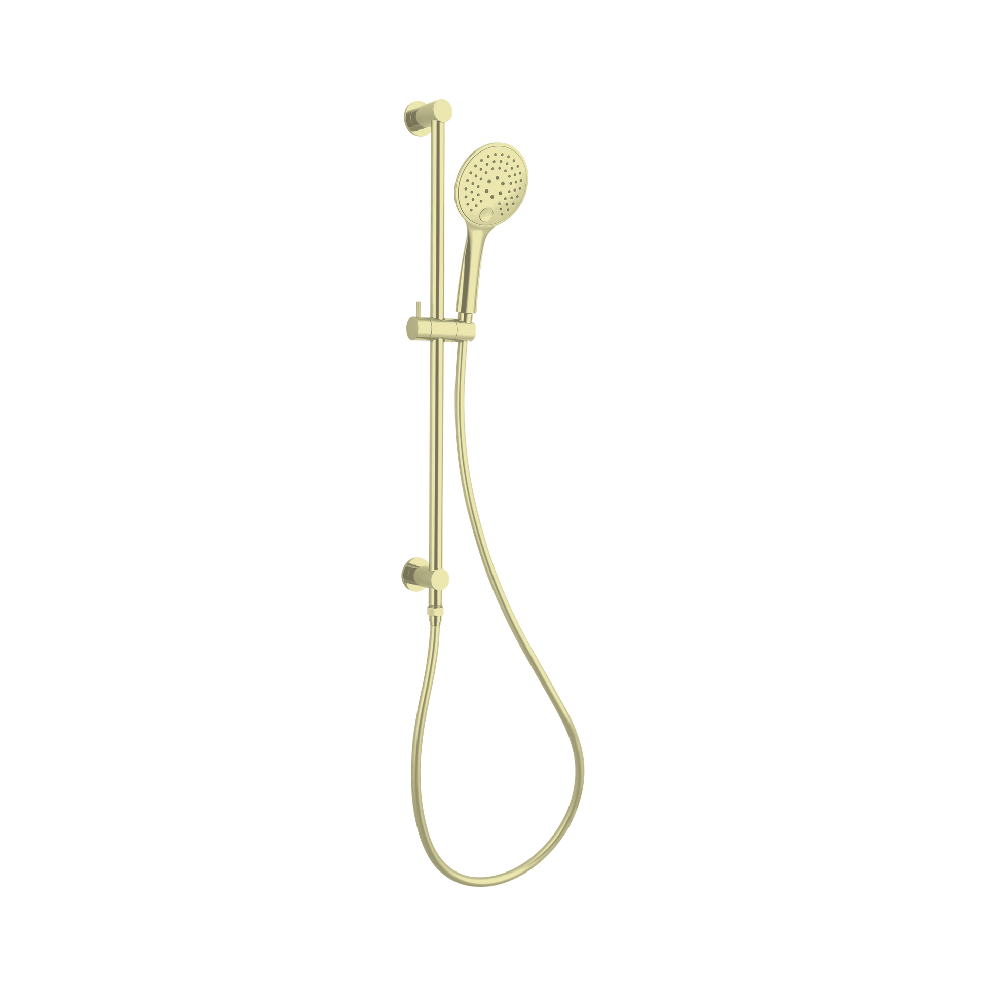 Nero 3 Function Shower Rail, Brushed Gold