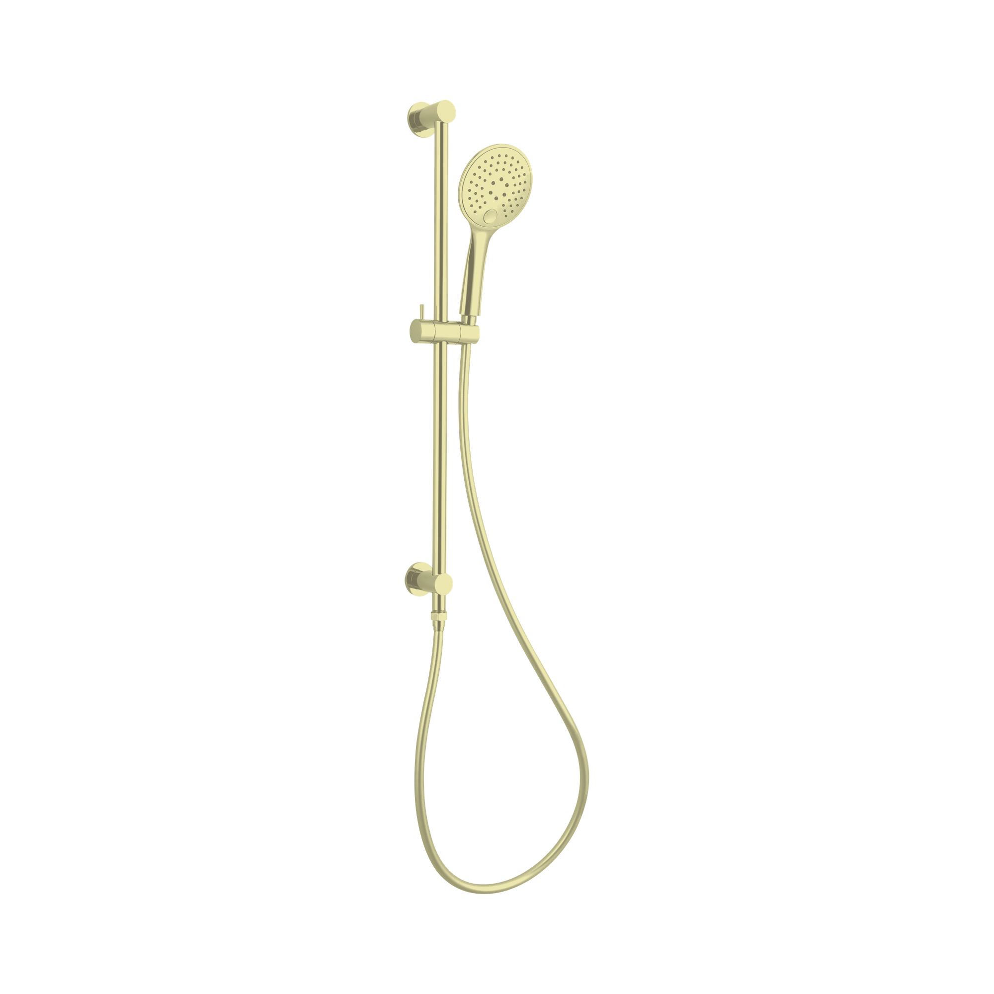Nero 3 Function Shower Rail, Brushed Gold