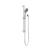 Nero Round Metal Project Shower Rail 4 Star Rating, Brushed Nickel