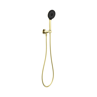 Nero Project Round Shower On Bracket 4 Star Rating, Brushed Gold