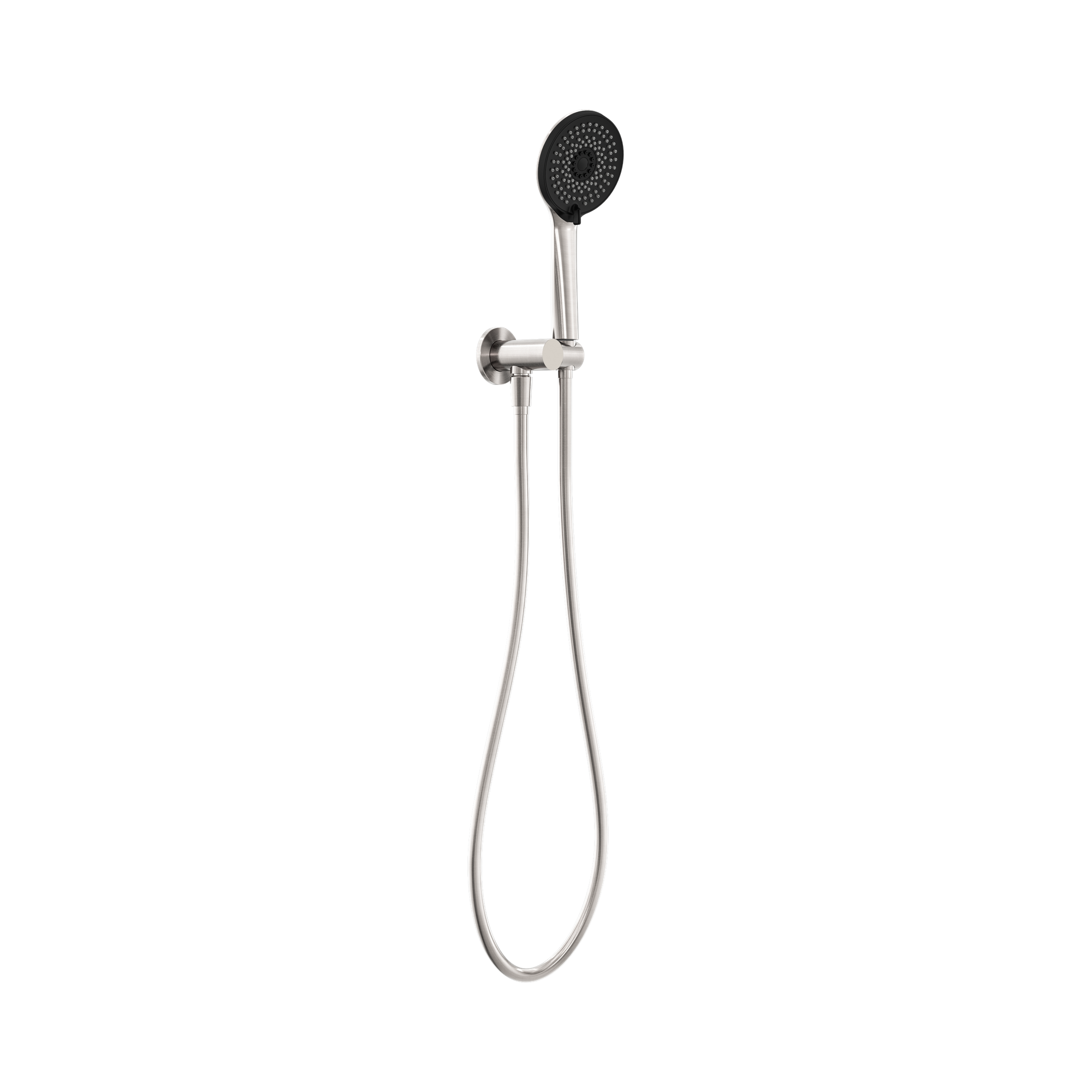 Nero Project Round Shower On Bracket 4 Star Rating, Brushed Nickel