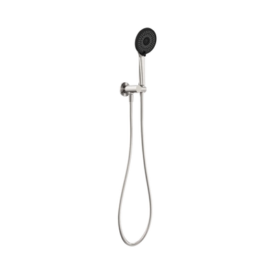 Nero Project Round Shower On Bracket 4 Star Rating, Brushed Nickel