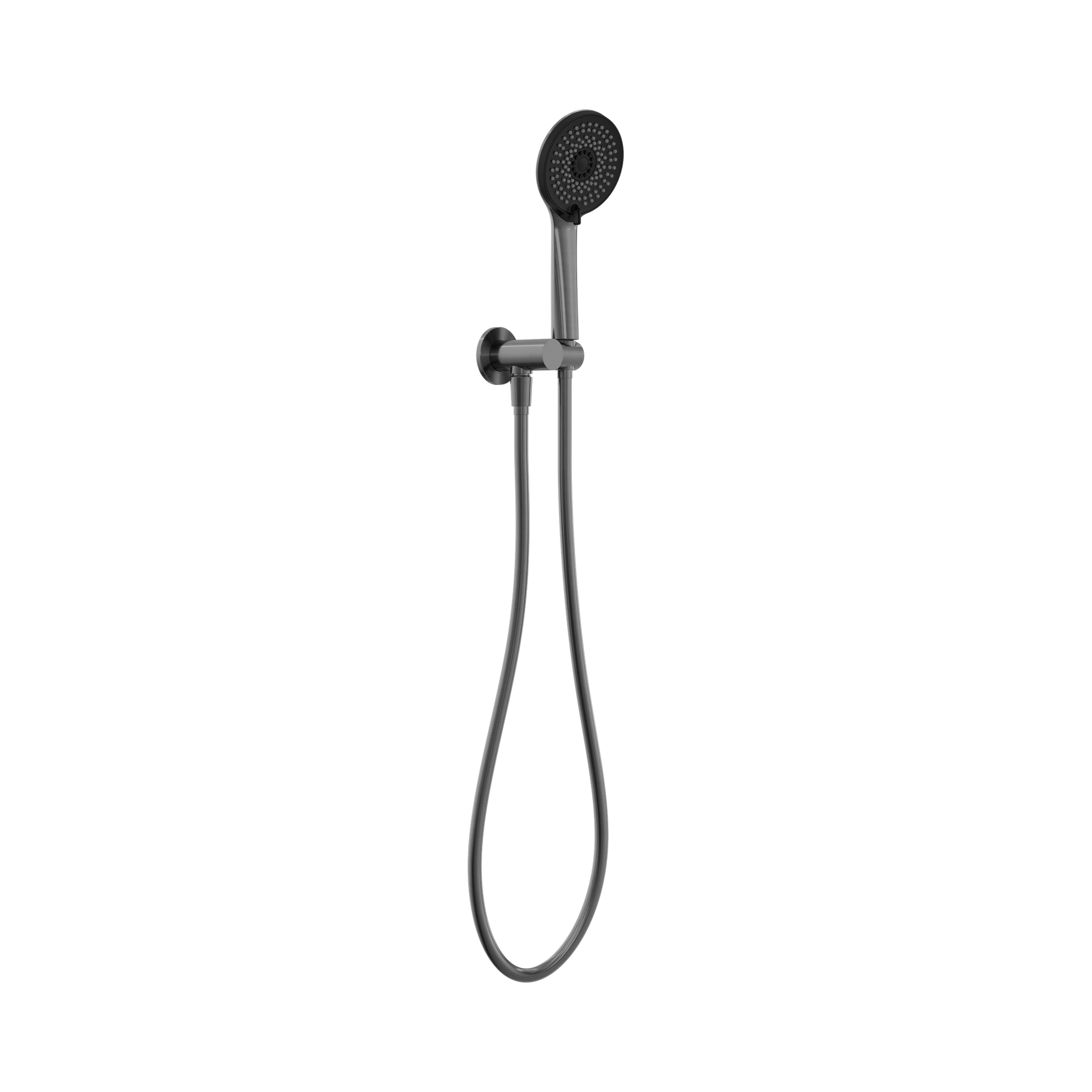 Nero Project Round Shower On Bracket 4 Star Rating, Gun Metal