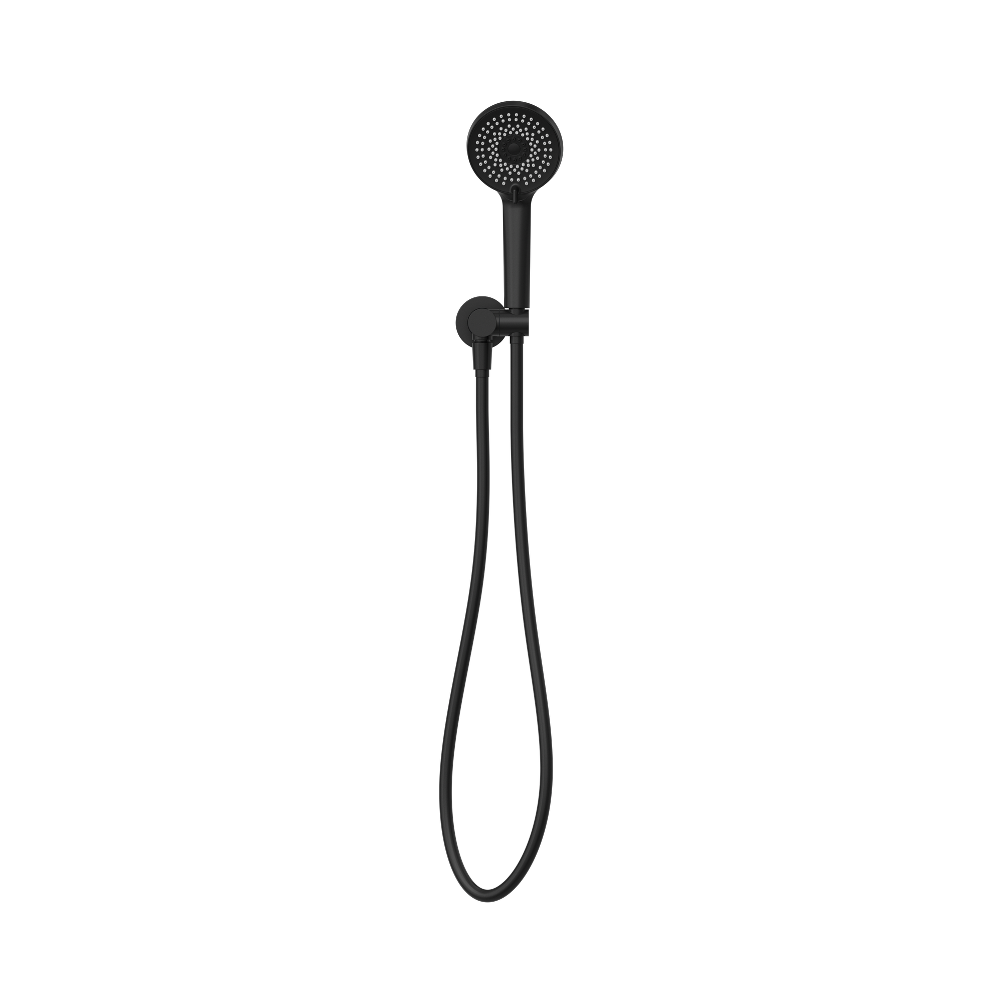 Nero Project Round Shower On Bracket 4 Star Rating, Matte Black