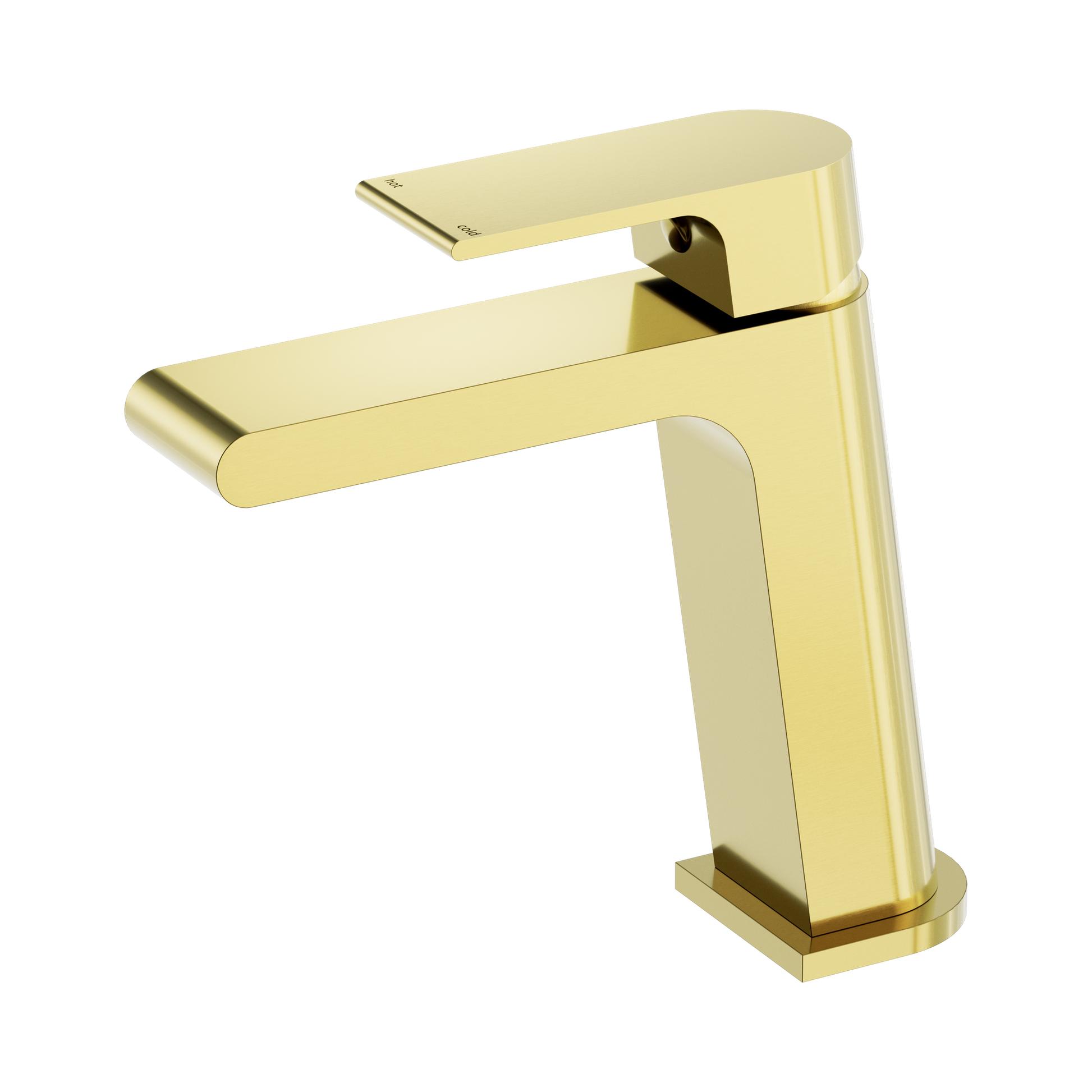 Nero Bianca Basin Mixer, Brushed Gold