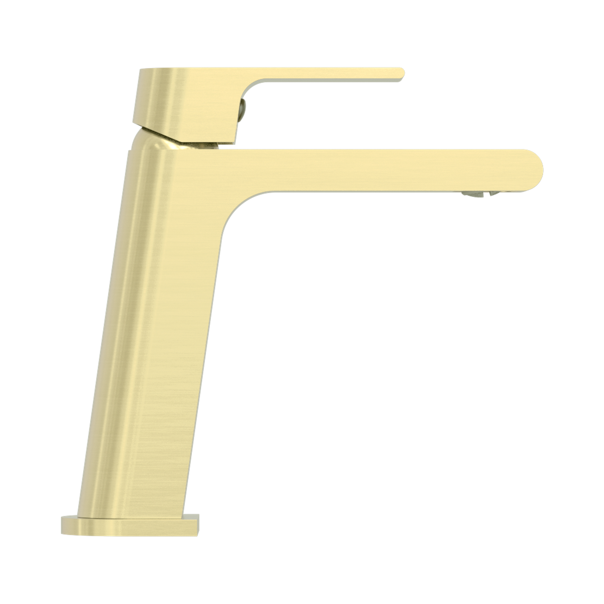 Nero Bianca Basin Mixer, Brushed Gold