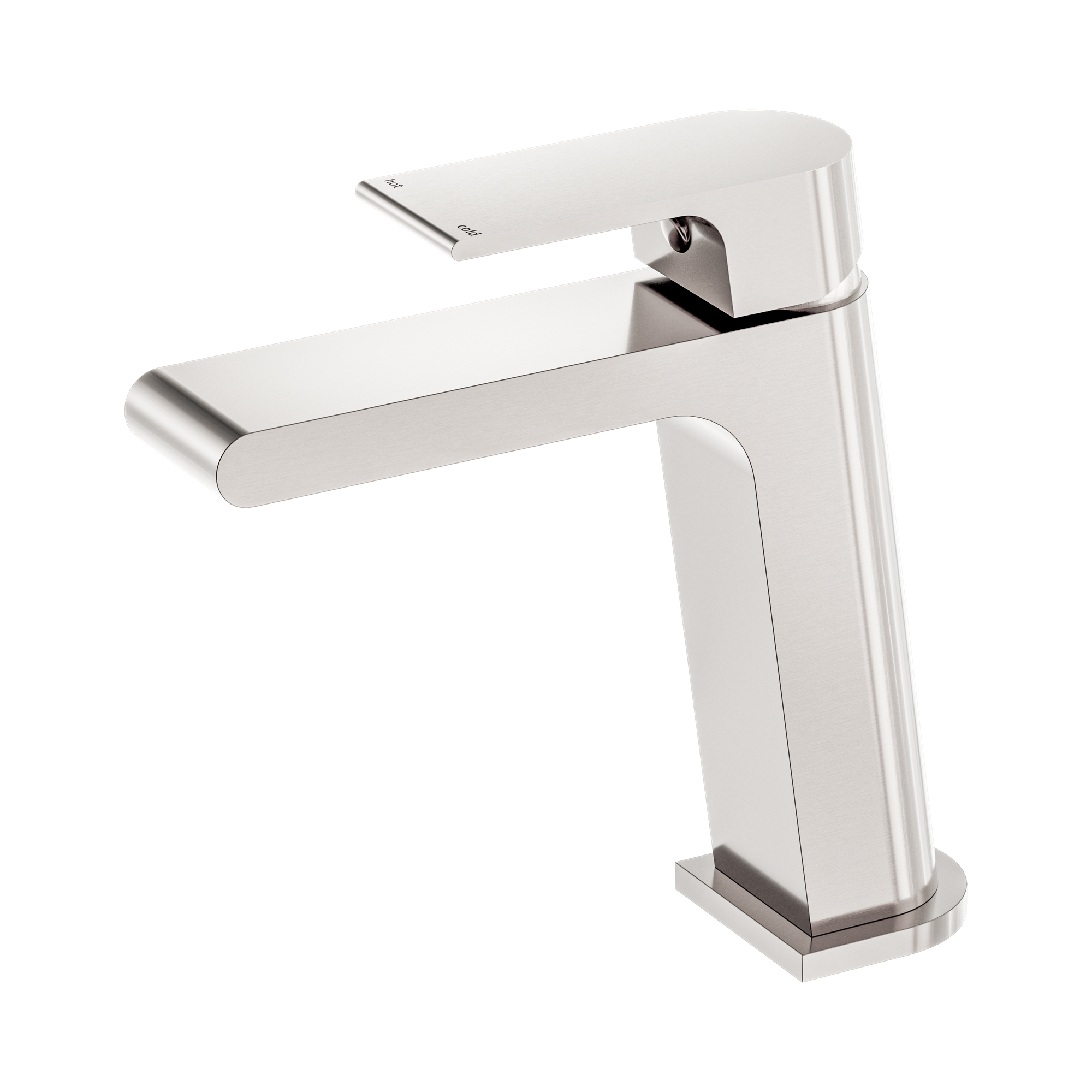 Nero Bianca Basin Mixer, Brushed Nickel